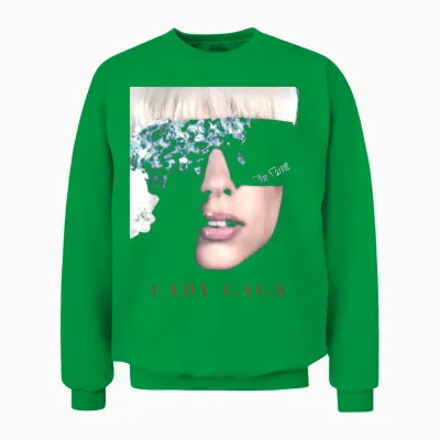 Official Lady Gaga the Fame Unisex Sweatshirt - Irish Green
