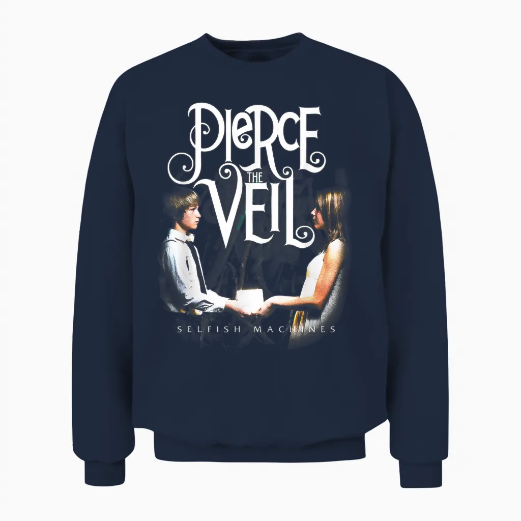 Official Machines Pierce the Veil Selfish Unisex Sweatshirt in Navy