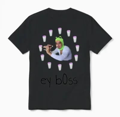 Filthy Frank Ey Boss Unisex T-Shirt - Black