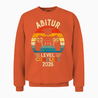 Abitur 2026 Level Complete Unisex Sweatshirt - Orange