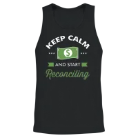 Accountant Accounting Gift Idea Funny Accountancy Unisex Tank Top - Black – 2