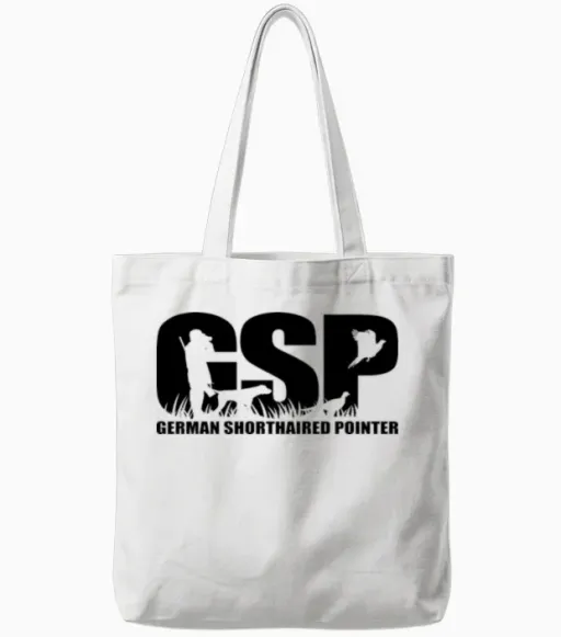 German Shorthaired Pointer Hound Hunter Wilsigns Tote Bags in White