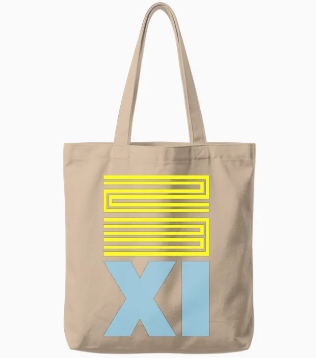 Gamma 23 Retro 11 Jordan Tote Bags in Natural