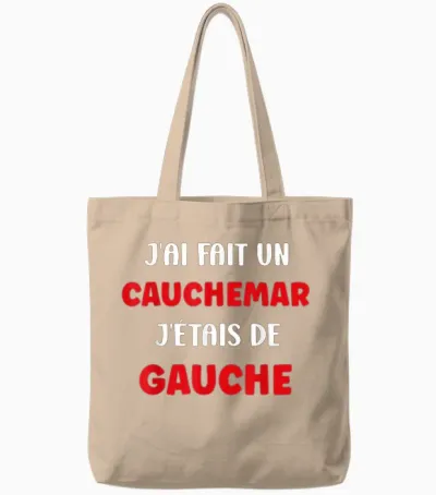 Humour France J'ai Fait Un Caumarar J'étais De Gauche Tote Bags - Natural