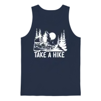 Go for a Hike, Take a Hike — Hiking & Outdoors Unisex Tank Top - Navy – 1
