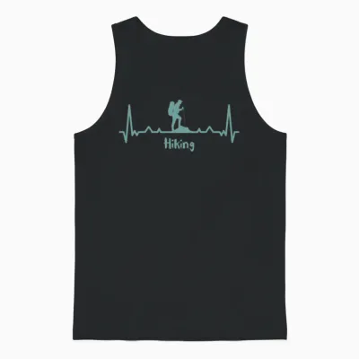 Hiking Unisex Tank Top - Black