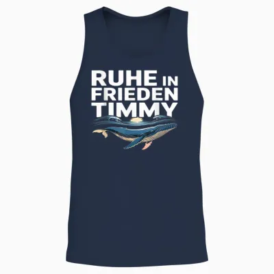 Ruhe in Frieden Timmy Timmy Hope Der Buckelwal Unisex Tank Top - Navy