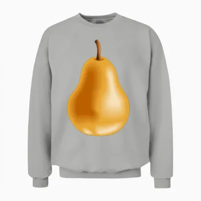 Yellow Pear Unisex Sweatshirt - Ash