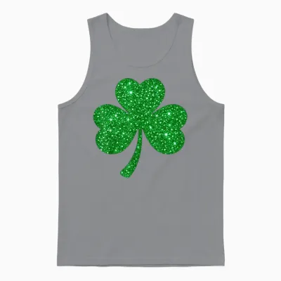 St. Patrick's Day Shamrock Ireland Shamrock Unisex Tank Top - Sport Grey
