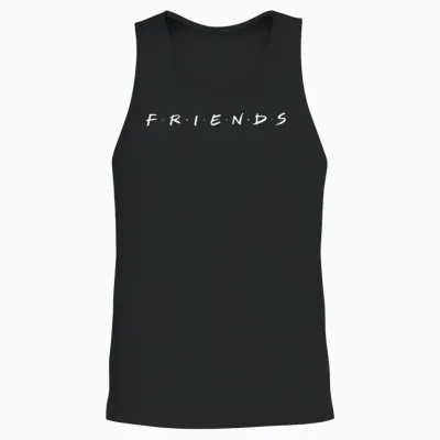 Friends Logo Unisex Tank Top - Black