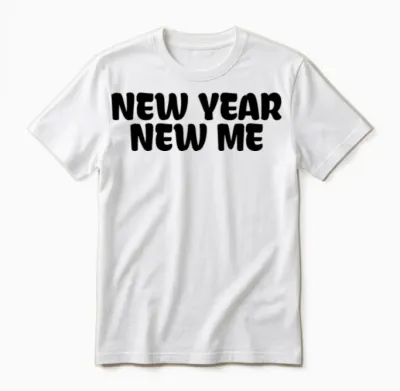 New Year New Me Unisex T-Shirt - White