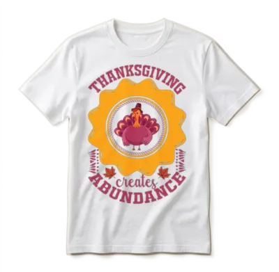Funny Thanksgiving Unisex T-Shirt - White