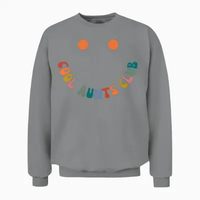 Retro Groovy Cool Aunts Club Funny Auntie Women Cool Aunt Unisex Sweatshirt - Sport Grey