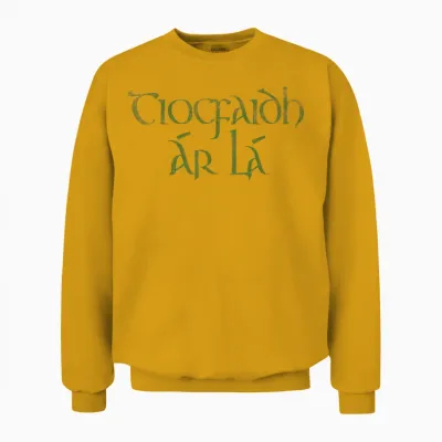 Tiocfaidh Ar La Irischer Republikaner Unisex Sweatshirt - Gold