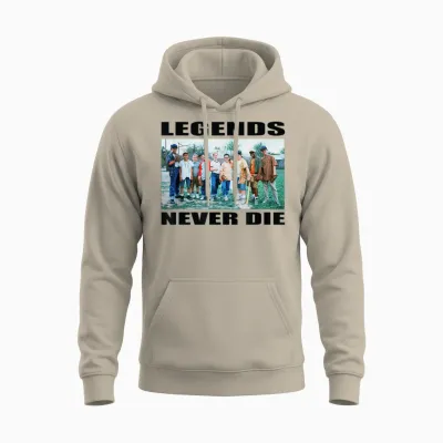 The Sandlot "legends Never Die" Quote Official 1993 Movie Unisex Hoodie - Sand