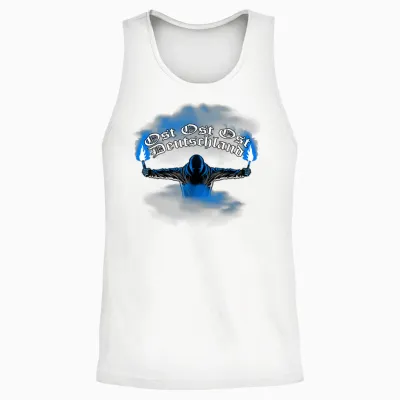 East Germany – Pyrotechnics – Pyro – Bengalo – Blue Unisex Tank Top - White