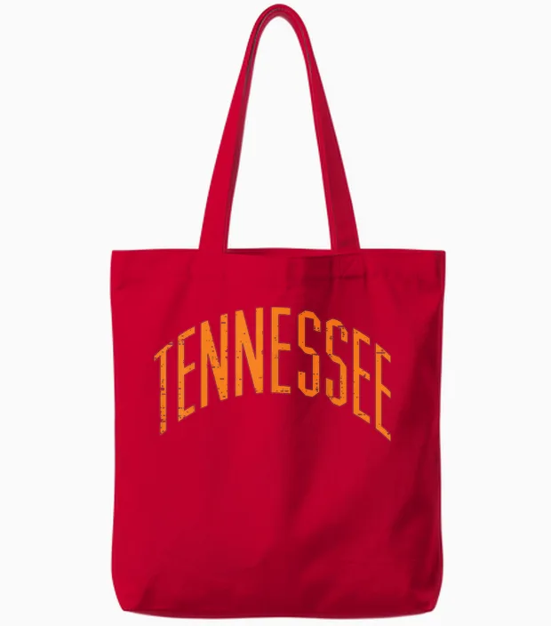 Tennessee Vintage Usa Volunteer State Tn Pride Men Women Kid Tote Bags in Red
