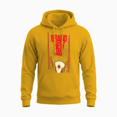 Marvel Spider-Man Studios: Bnd Movie 2026 City Web Title Unisex Hoodie - Gold