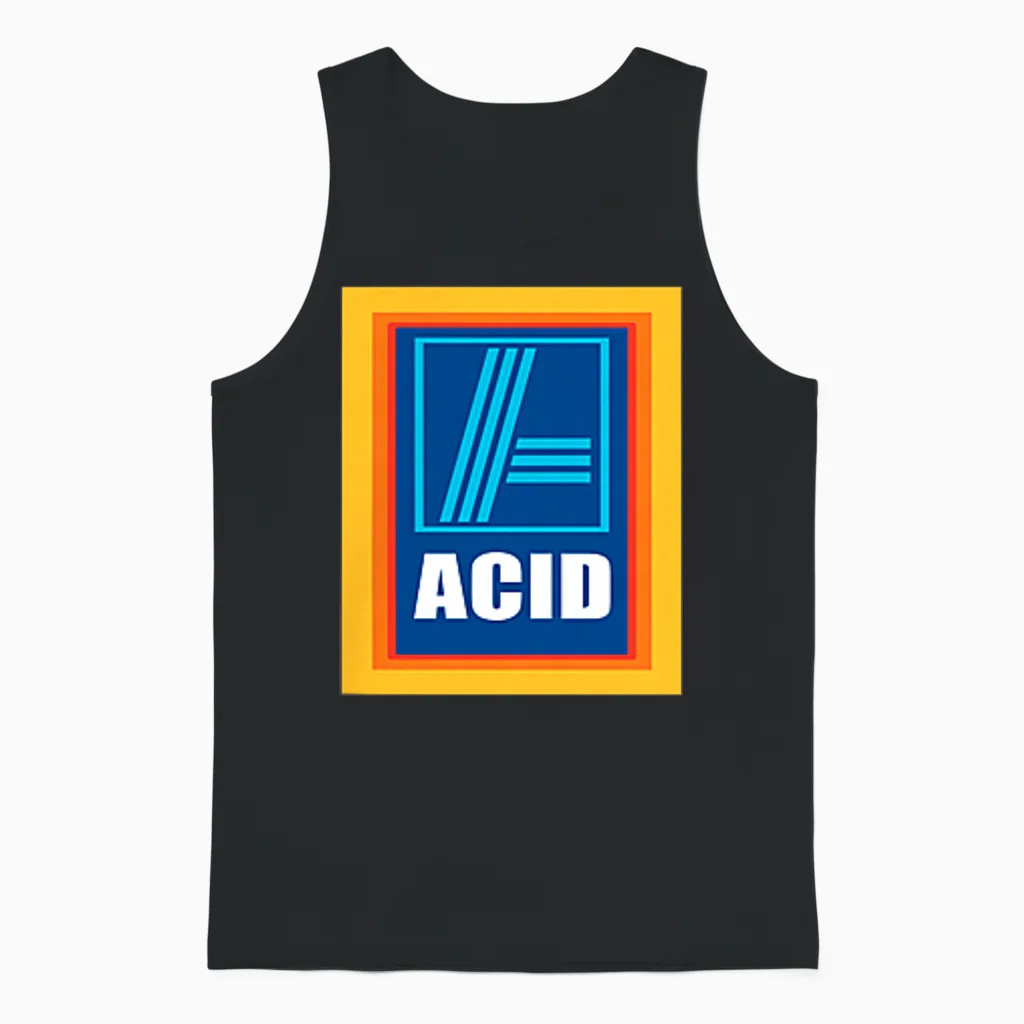 Acid - Your Trip Market - Lustiges Techno Design Für Ravers Unisex Tank Top in Black