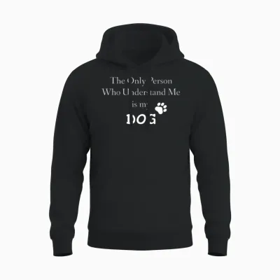 Dogs Unisex Hoodie - Black