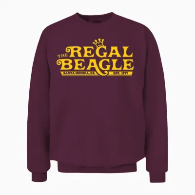 Regal Beagle - Three's Company Unisex Sweatshirt - Maroon