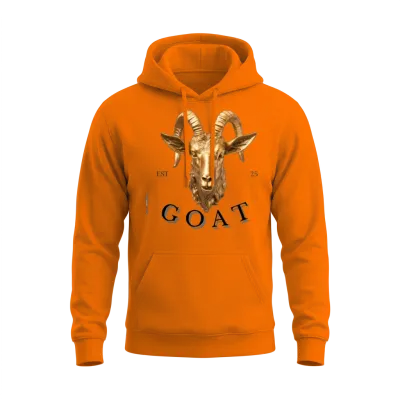 G O a T Unisex Hoodie - Safety Orange