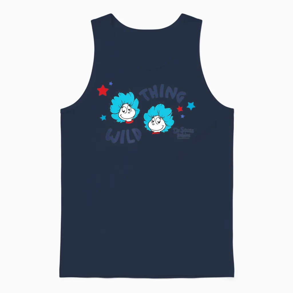 Dr. Seuss Babies Wild Thing Officially Licensed Unisex Tank Top in Navy