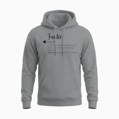 Funny Funtie Definition Unisex Hoodie - Sport Grey