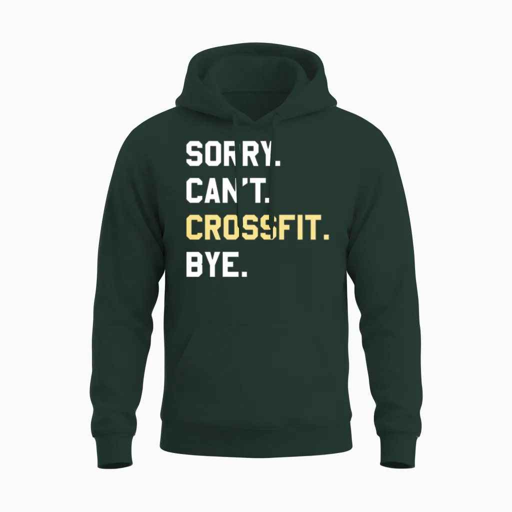 Funny Crossfit Gift for Men Women Boys or Girls Unisex Hoodie in Forest