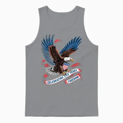 250 Years America Anniversary Usa 250th Birthday Apparel Unisex Tank Top - Sport Grey
