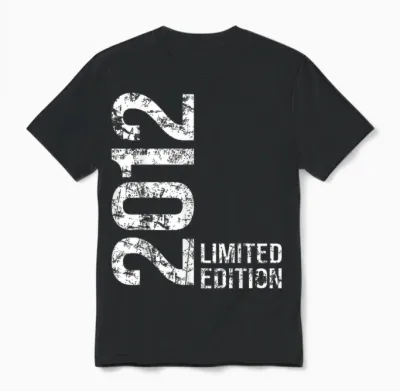14 Geburtstag Junge 2012 Unisex T-Shirt - Black