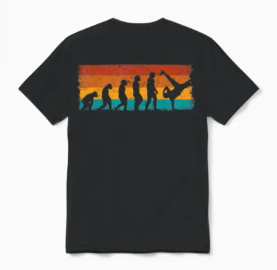B-Boying Break Dance Evolution Breakdancing Tanzen Musik Unisex T-Shirt - Black