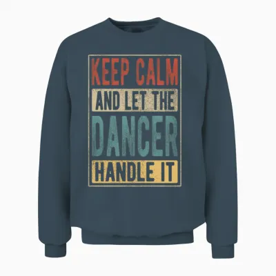 Dancer Retro Gift Unisex Sweatshirt - Dark Heather