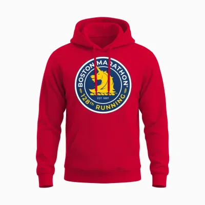 Boston Marathon Unisex Hoodie - Red