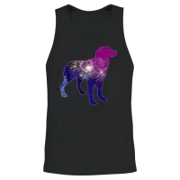 Colorful Dog — Lovers Gift Unisex Tank Top - Black – 2