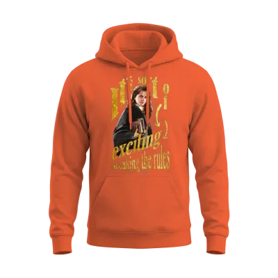 Harry Potter Hermione Goes to the Library Unisex Hoodie - Orange