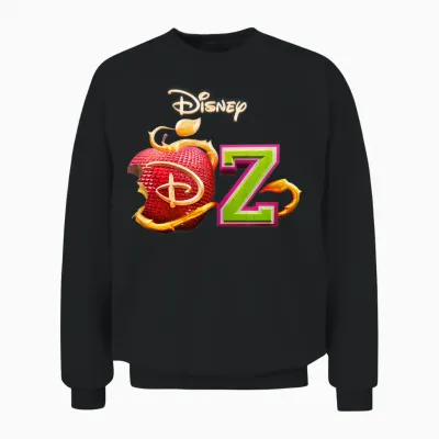 Descendants/zombies: Worlds Collide Tour Logo Unisex Sweatshirt - Black