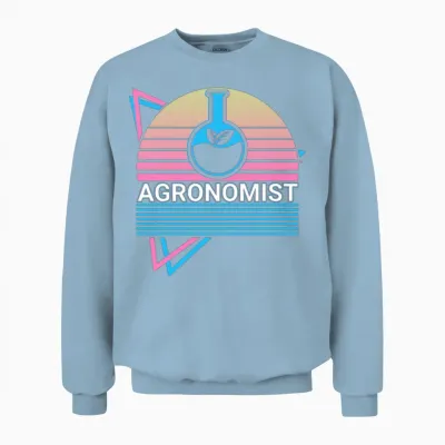Agronomist Agronomy Retro Unisex Sweatshirt - Light Blue