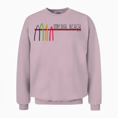 Imperial Beach San Diego California Unisex Sweatshirt - Light Pink