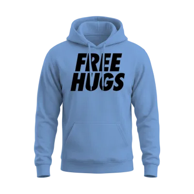 Free Hugs Unisex Hoodie - Carolina Blue