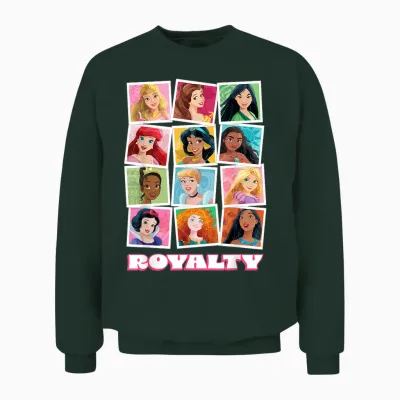 Disney Princess Photos Royalty Portrait Picture Collection T-Shirt, Black, S Unisex Sweatshirt - Forest
