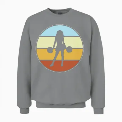 Cheerleading Retro Unisex Sweatshirt - Sport Grey