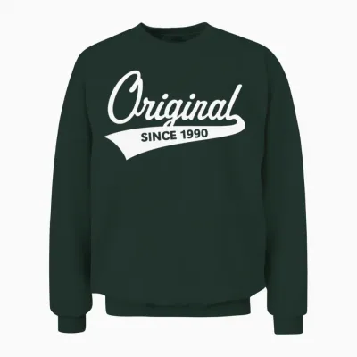 Original Since 1990 (year of Birth, Birthday / W) Unisex Sweatshirt - Forest