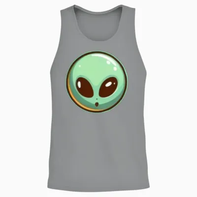Alien (funny) Unisex Tank Top - Sport Grey