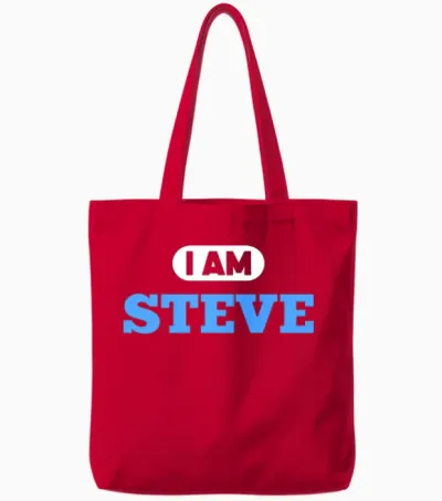 Steve Name Saying for Proud Steves Tote Bags - Red