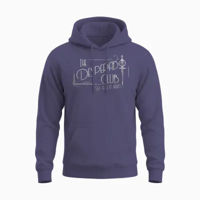 (2 Sided) Unisex Hoodie - Heather Sport Dark Navy
