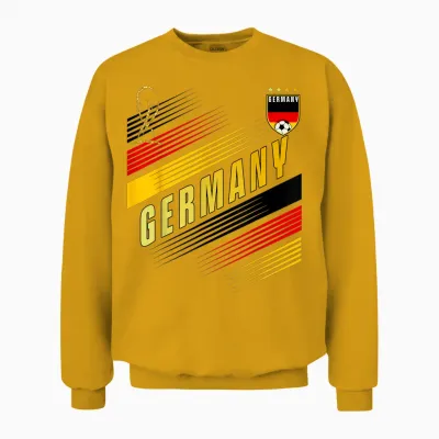 Drapeau De L'allemagne Pour Les Amateurs De Fierté Unisex Sweatshirt - Gold