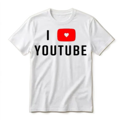I Heart Youtube Unisex T-Shirt - White