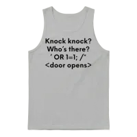 Funny Programmer Graphic Programming Injection Unisex Tank Top - Ash – 1