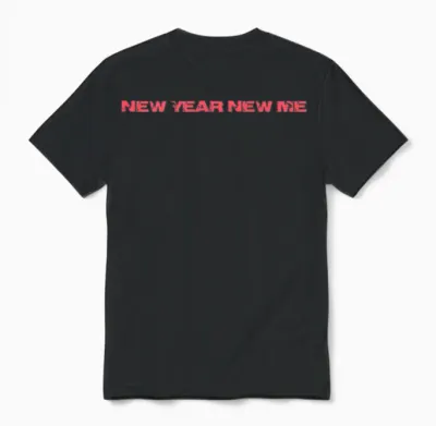New Year New Me Unisex T-Shirt - Black